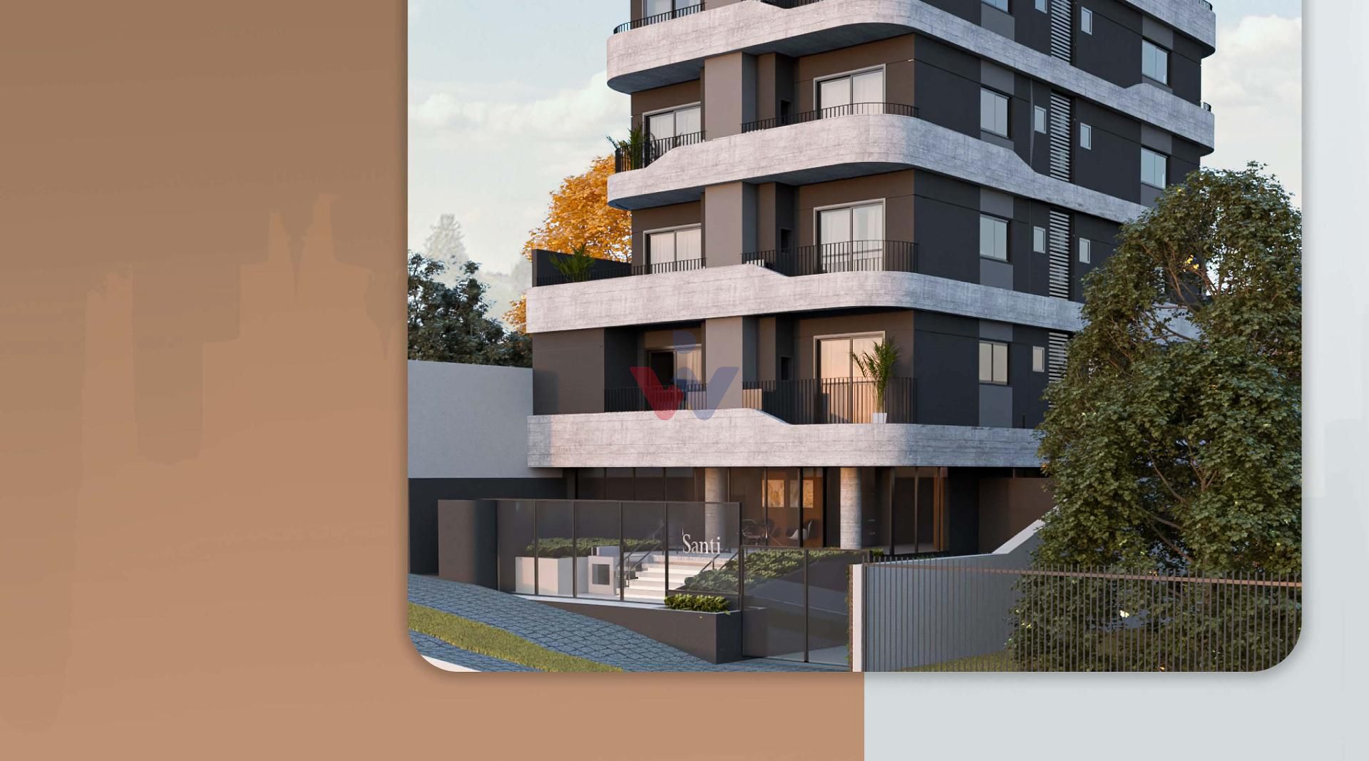 Studio com Sacada no SANTI Mercês com sacada por R  394.900,00...